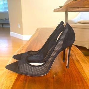Vintage Gianvitto Rossi Mesh Black Pumps